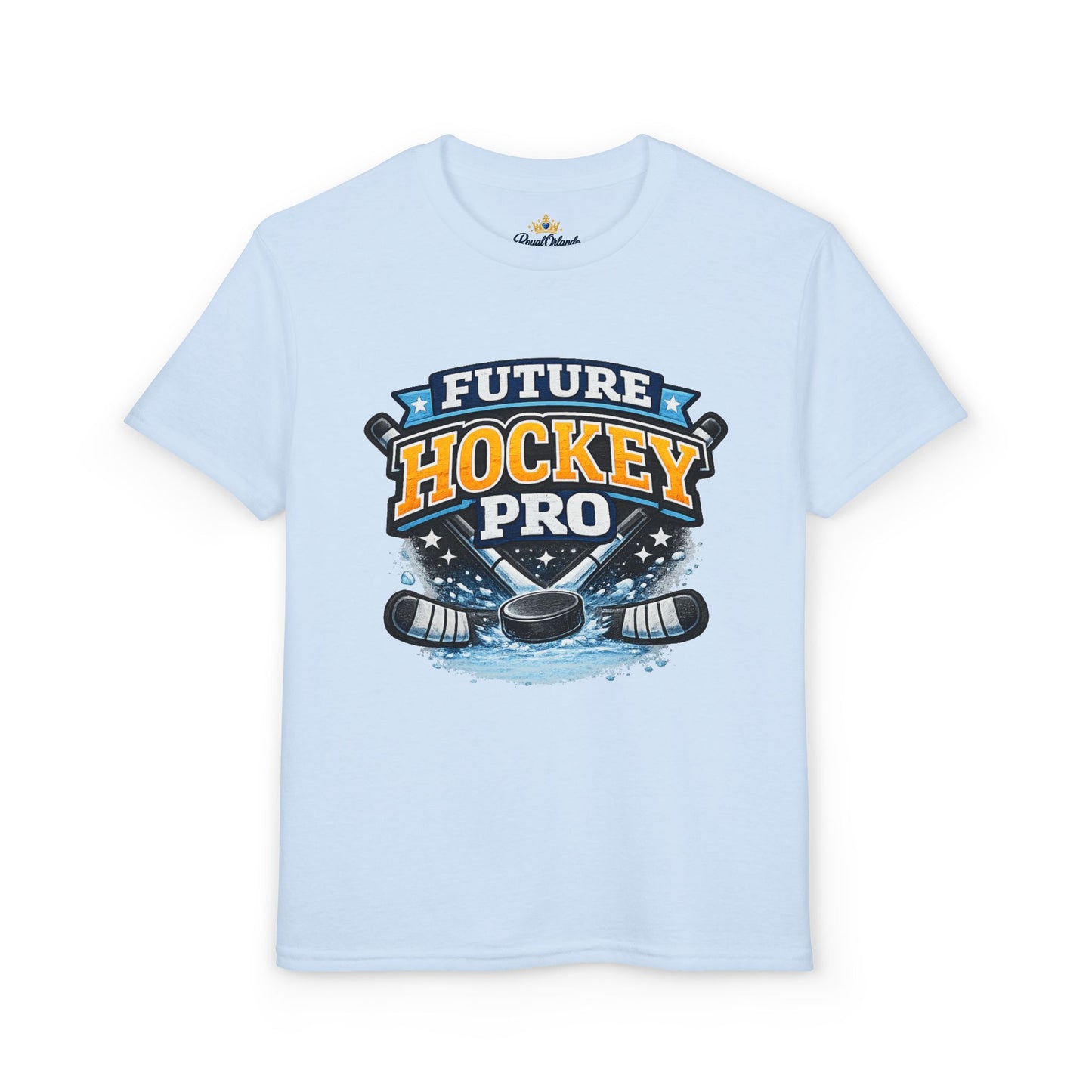 Future Hockey Pro Youth T-Shirt | Hockey Graphic, Puck & Sticks