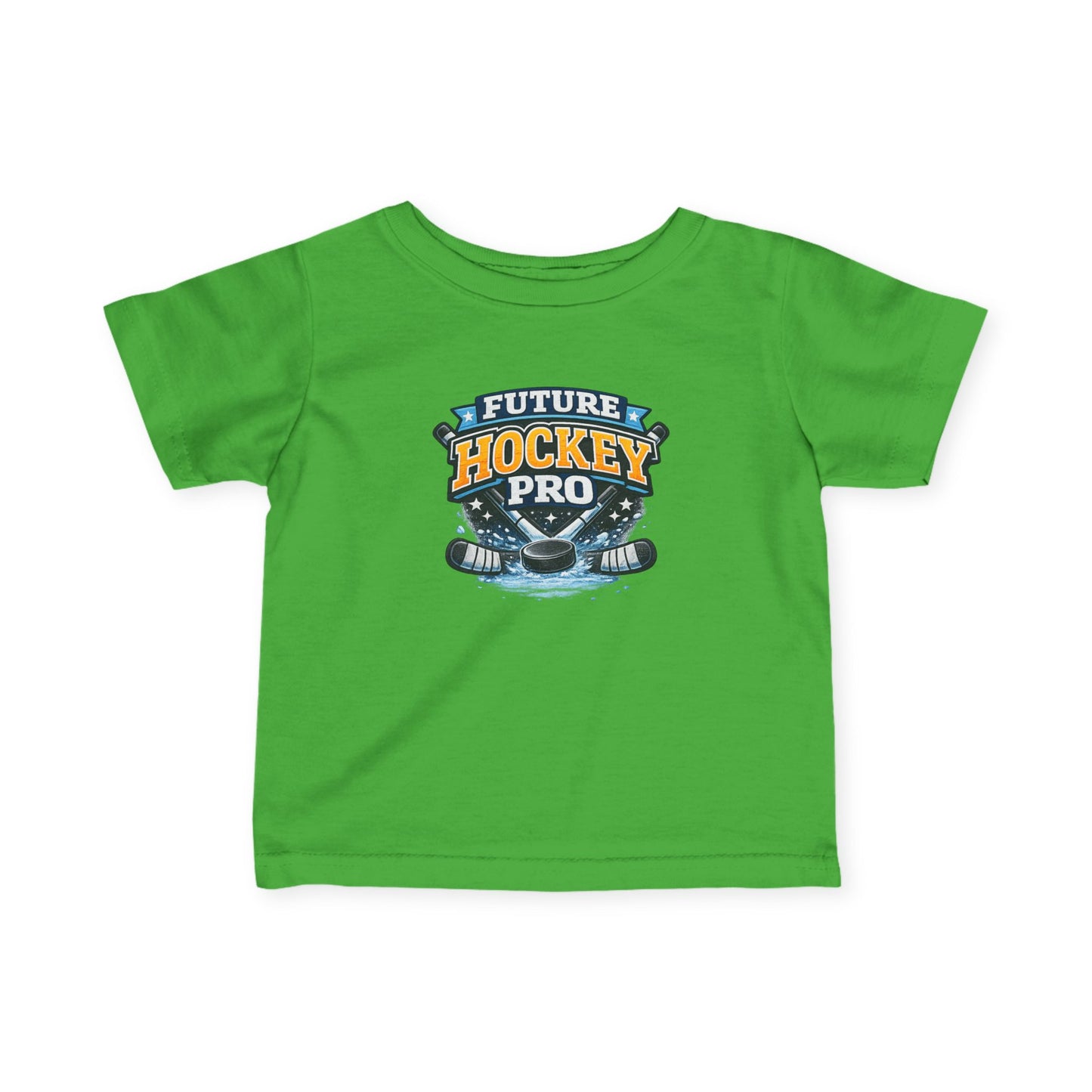 Future Hockey Pro Infant Tee | Baby Hockey Shirt, Skates & Puck Design