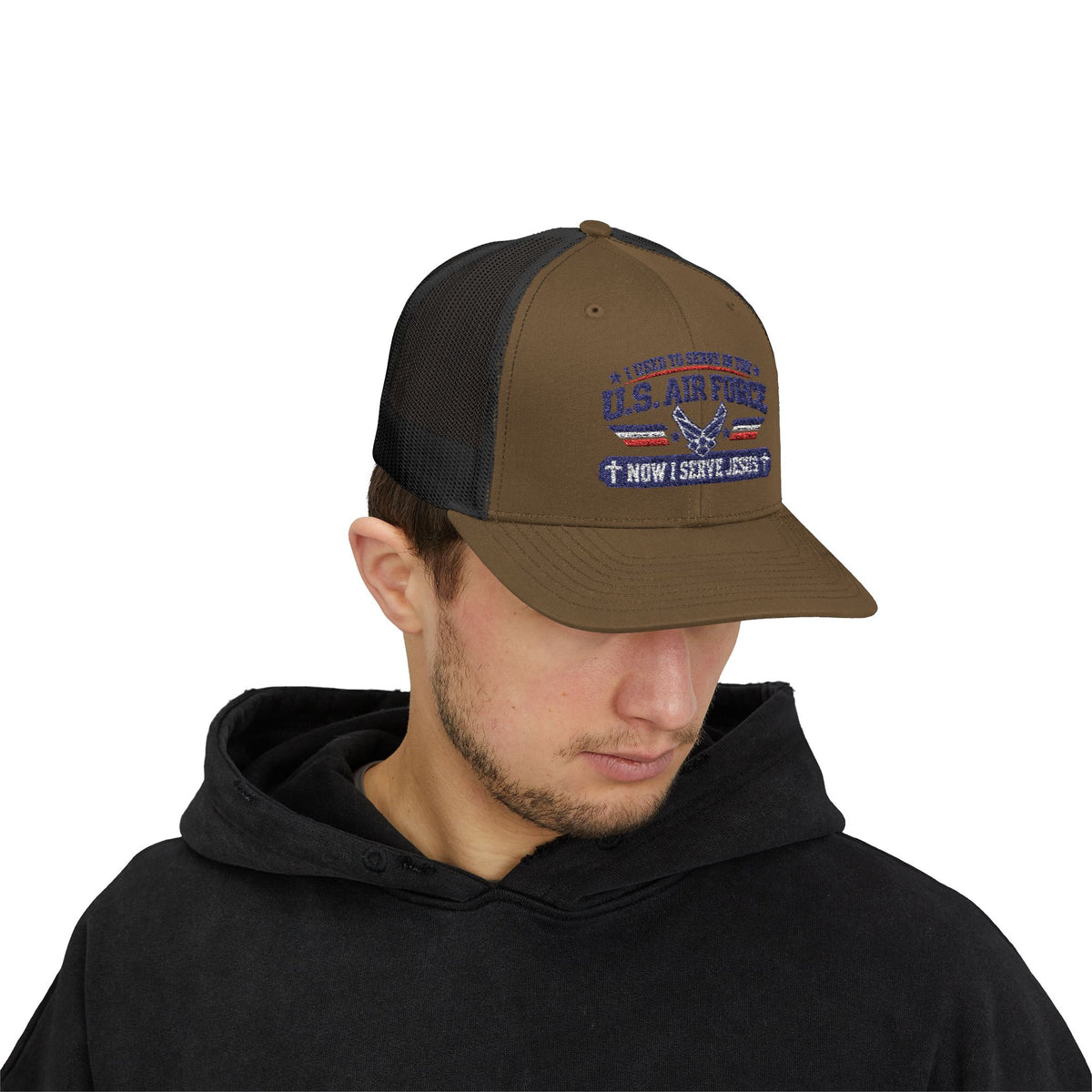US AIR Force- Jesus embroidered ball cap