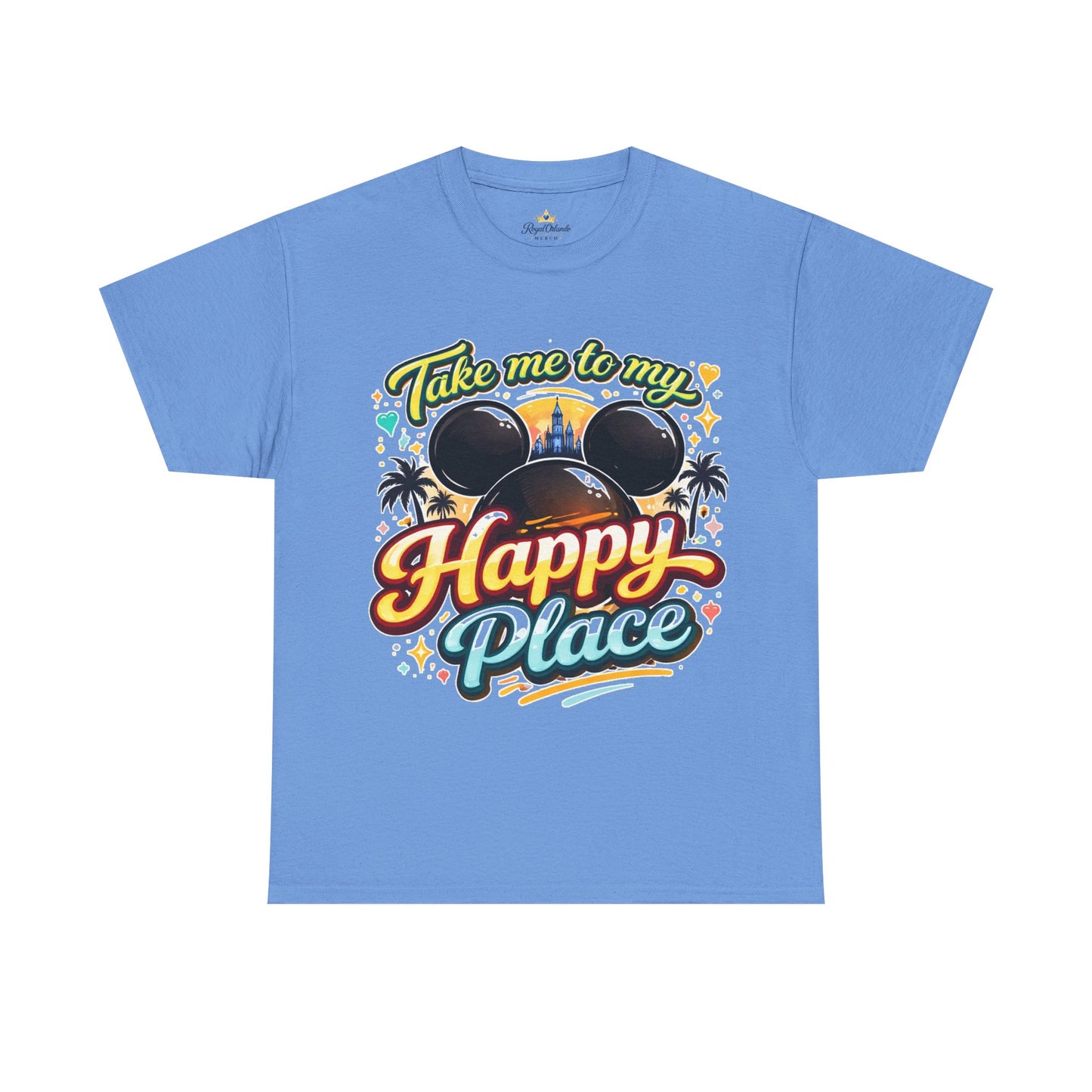 Take Me To My Happy Place T-Shirt | Mouse Ears Castle Vacation Tee
