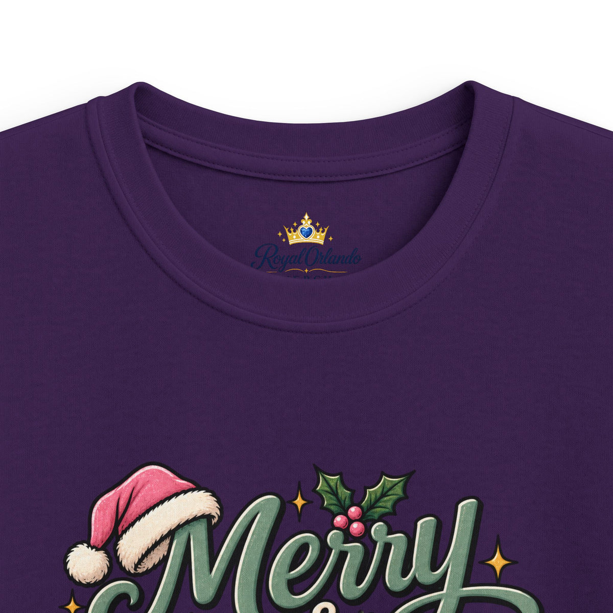 Kids Tee — "Merry & Slightly Matching" Cute Holiday Family Shirt