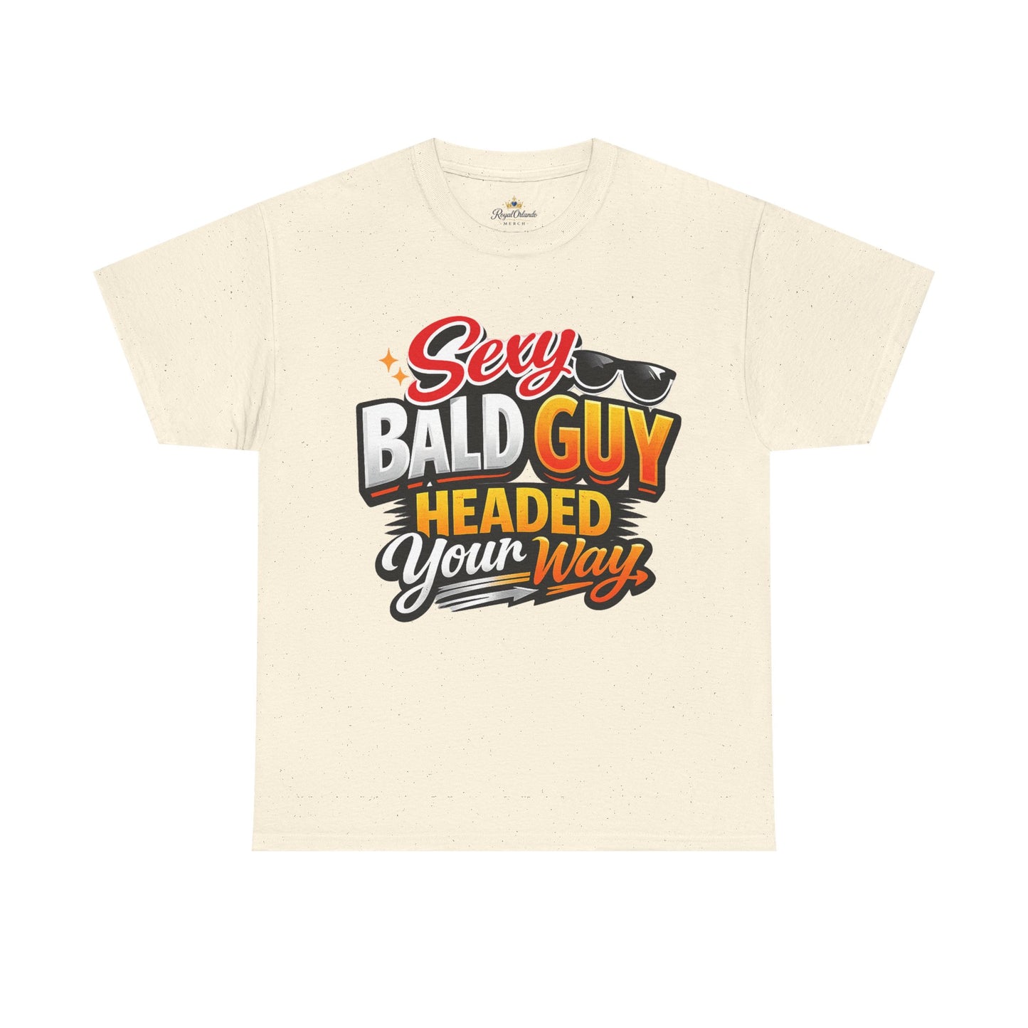Sexy Bald Guy Headed Your Way T-Shirt | Funny Bald Humor Graphic Tee