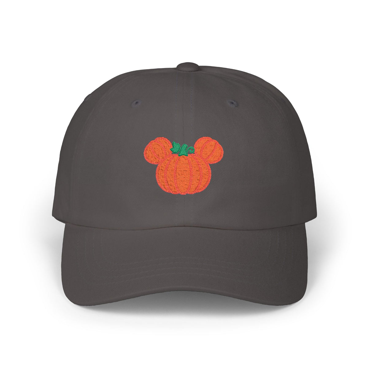 Fall theme embroidered pumpkin Classic Cap