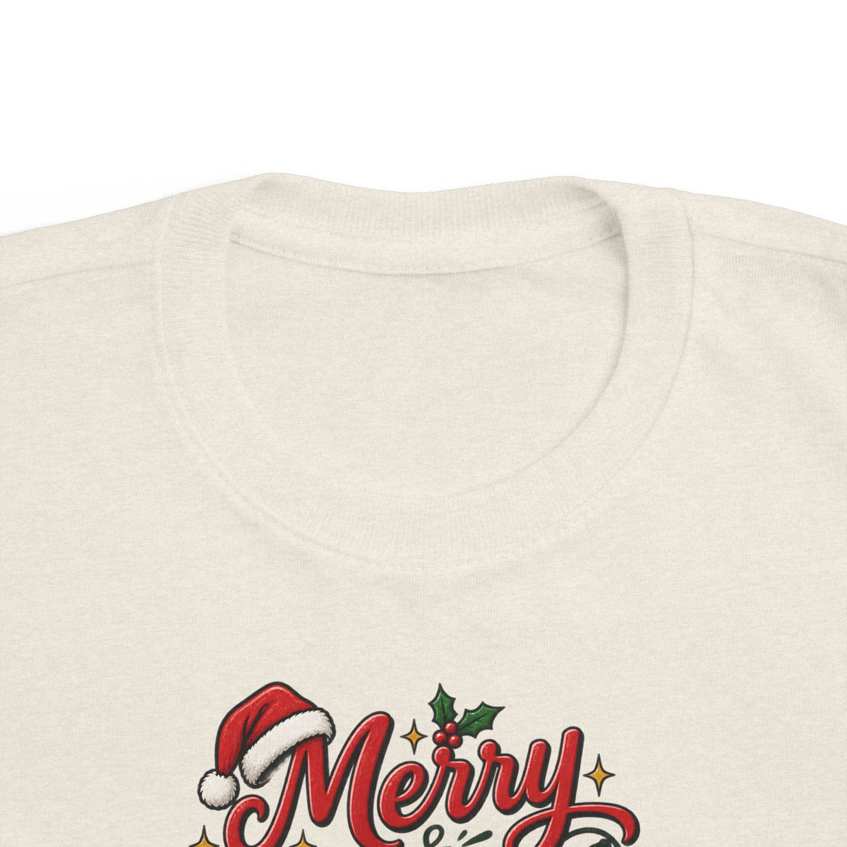 Toddler Christmas Tee – “Merry & Slightly Matching” Holiday Shirt friends or family matching tee
