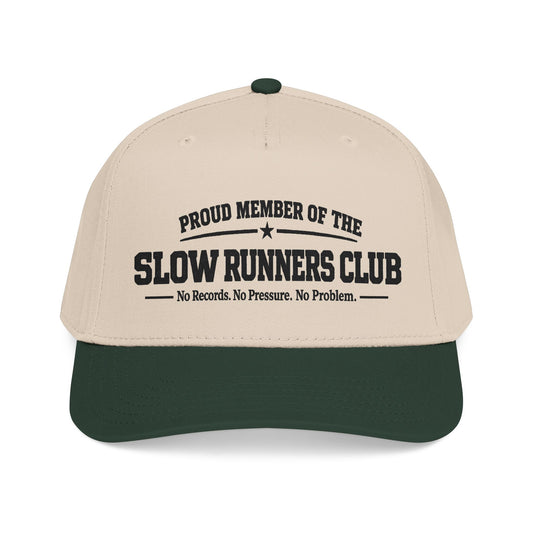 Mid Profile Baseball Cap Slow Runners Club humor