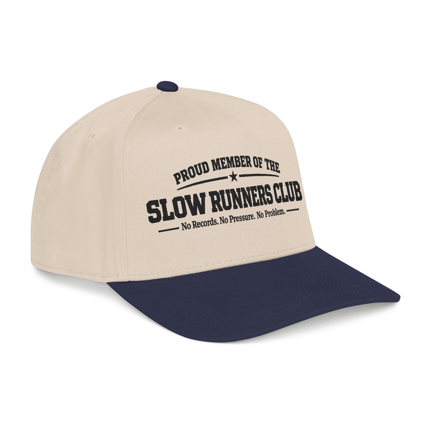 Mid Profile Baseball Cap Slow Runners Club humor