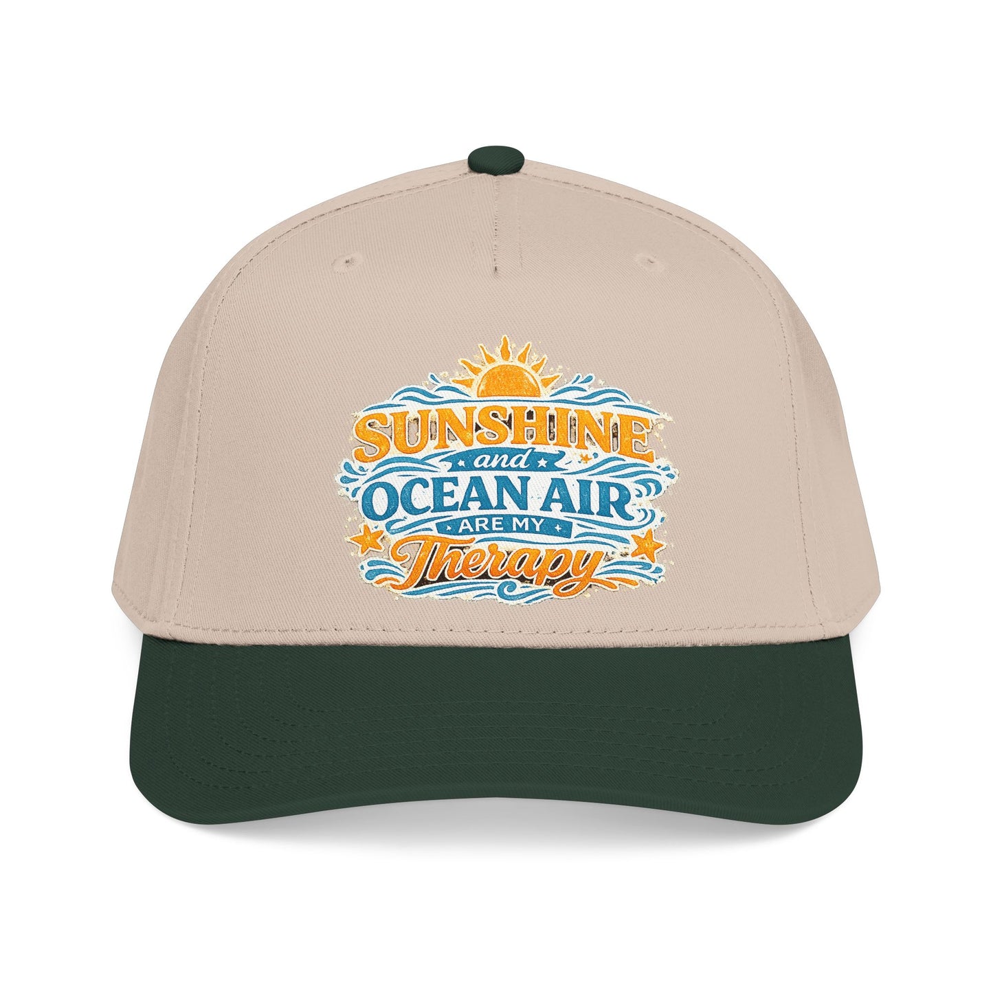 Mid Profile Baseball Cap Sunshine and Ocean air are my therapy