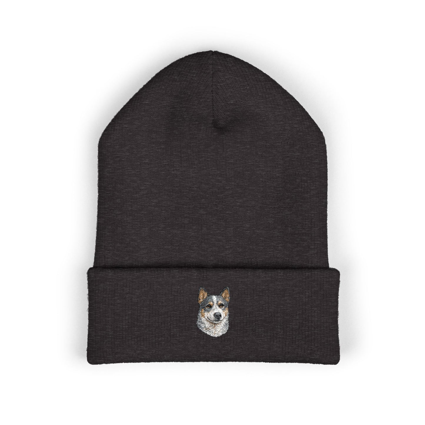 Australian Cattle Dog Embroidered Beanie | Cuffed Knit Hat