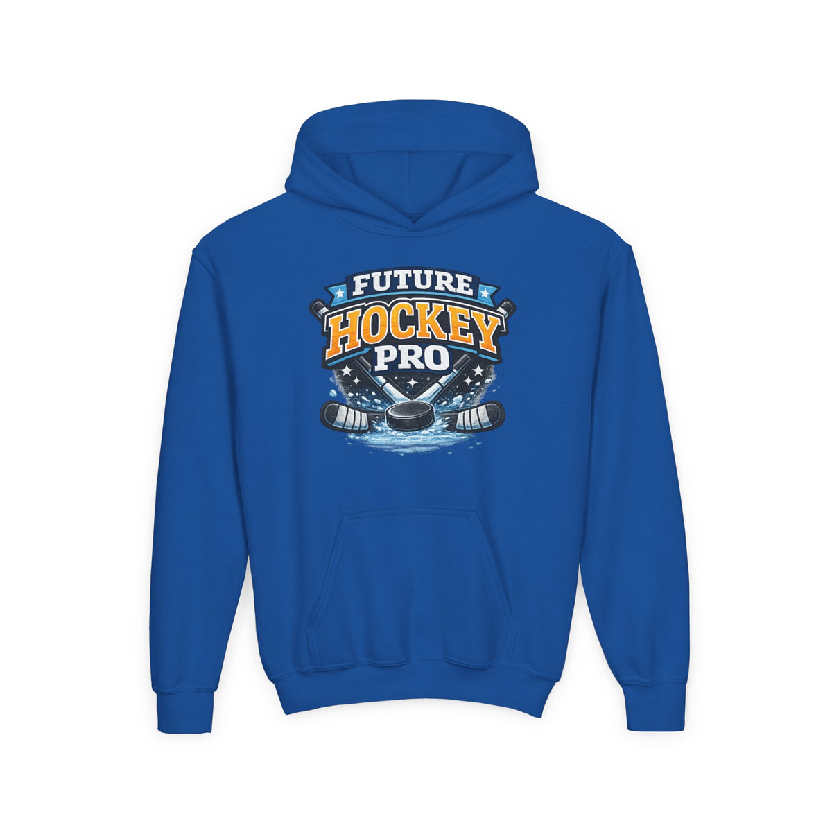 Future Hockey Pro Youth Hoodie | Ice Hockey Logo, Skates & Puck