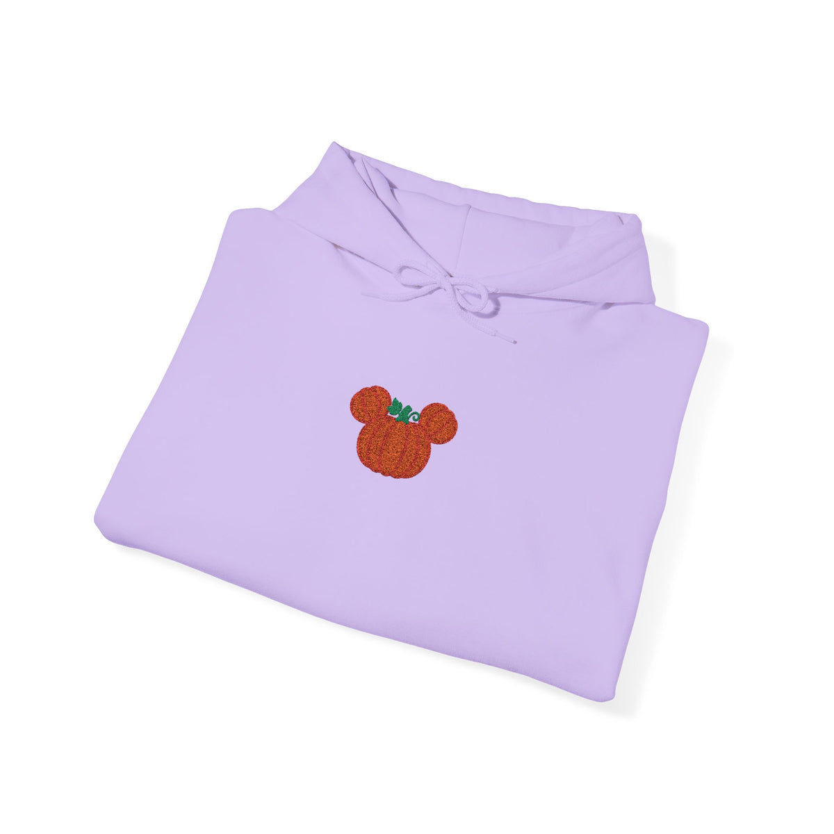 Fall Pumpkin Embroidered Ears silhouette Hoodie | Halloween pumpkin ears sweatshirt
