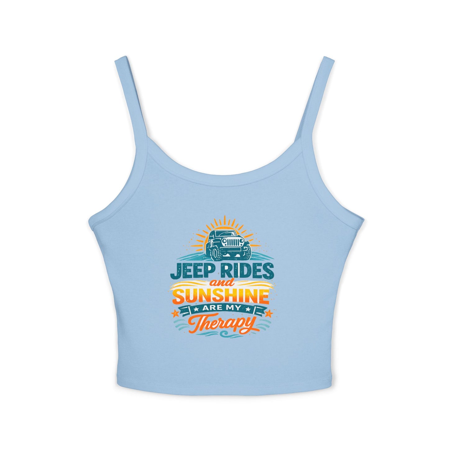 Outdoor Rides and Sunshine Tank Top | Summer Adventure Graphic