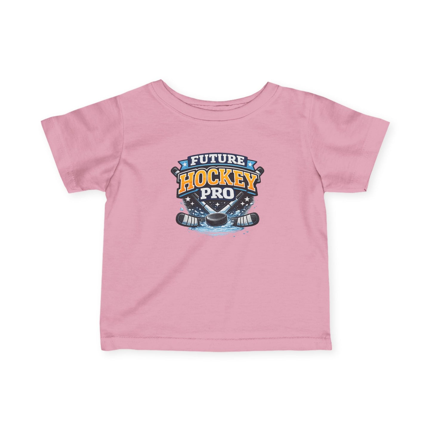 Future Hockey Pro Infant Tee | Baby Hockey Shirt, Skates & Puck Design