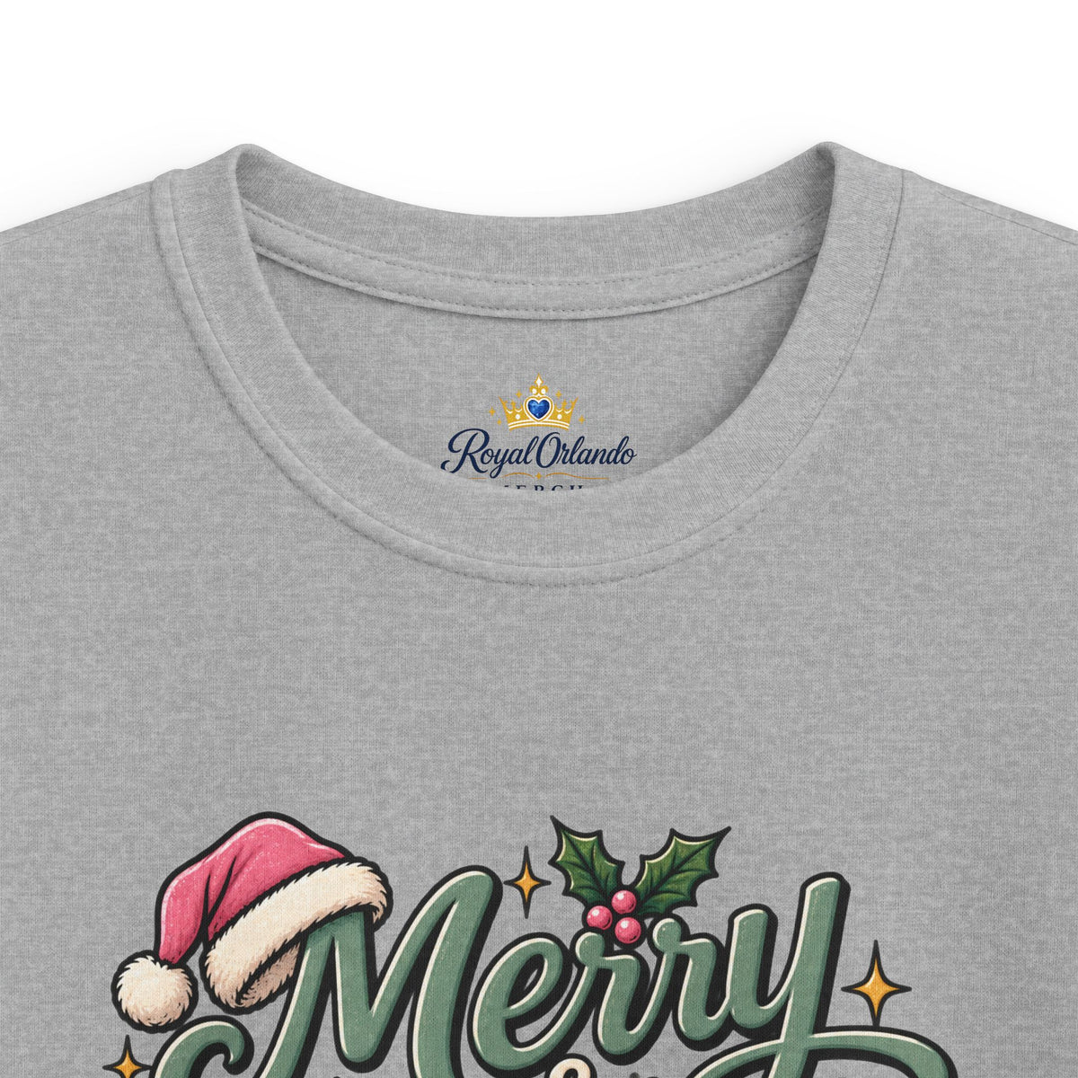 Kids Tee — "Merry & Slightly Matching" Cute Holiday Family Shirt