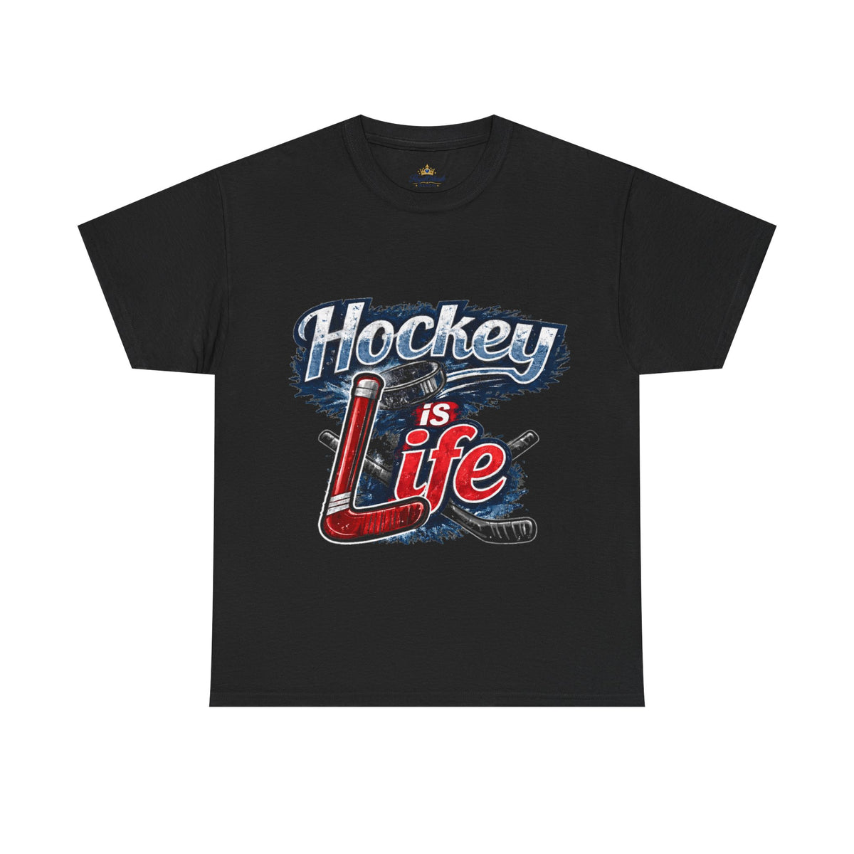 Hockey Is Life T-Shirt | Hockey Stick Graphic Tee, Sports Fan Shirt