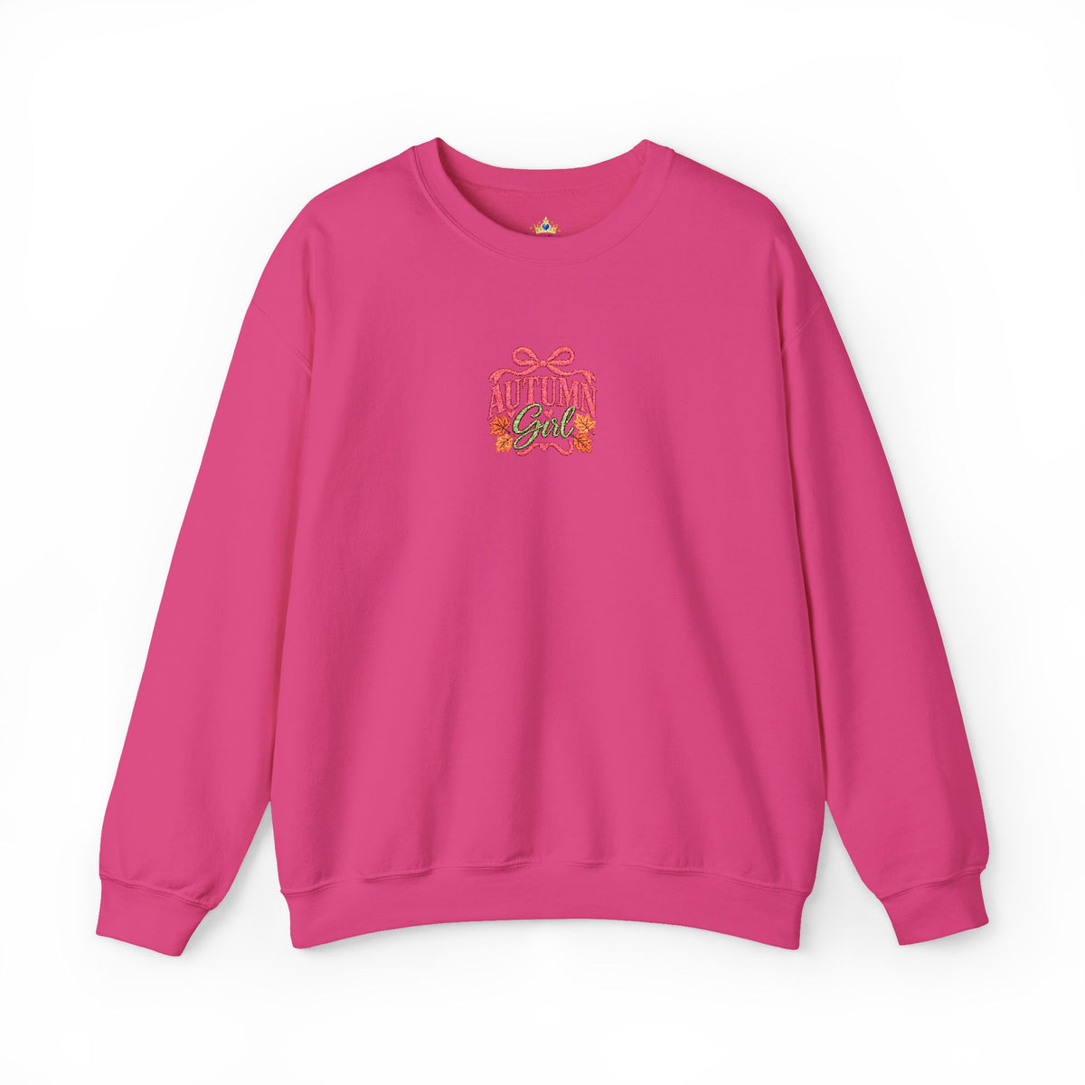 Autumn Girl 2026 Fall embroidered Unisex Heavy Blend™ Crewneck Sweatshirt
