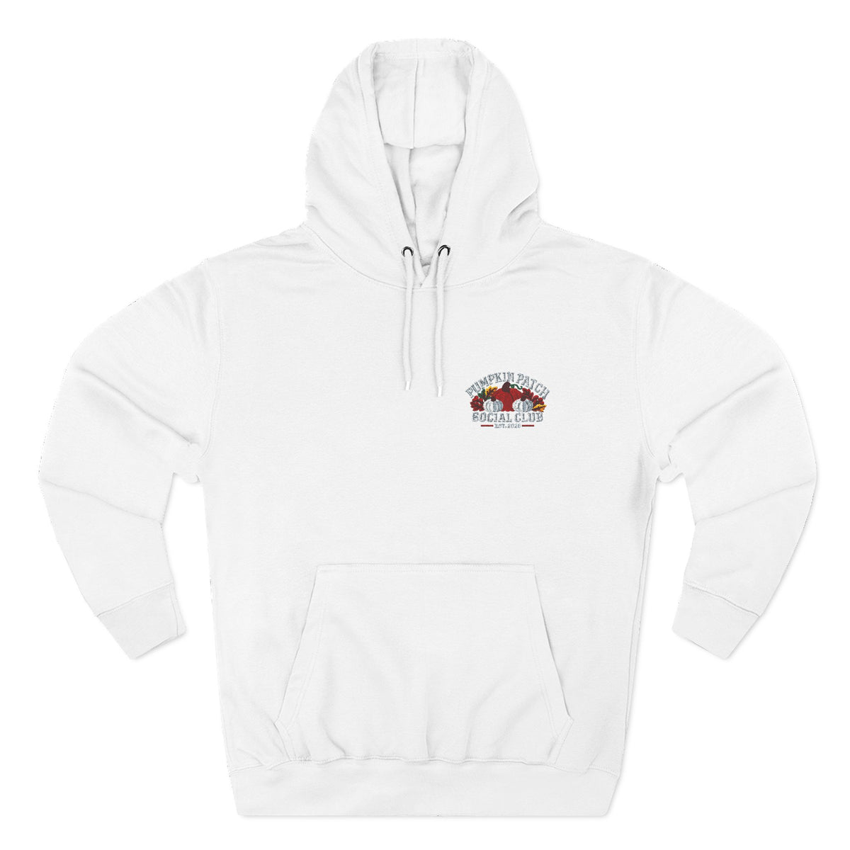 Pumpkin Patch Social Club 2026 Embroidered Three-Panel Fleece Hoodie