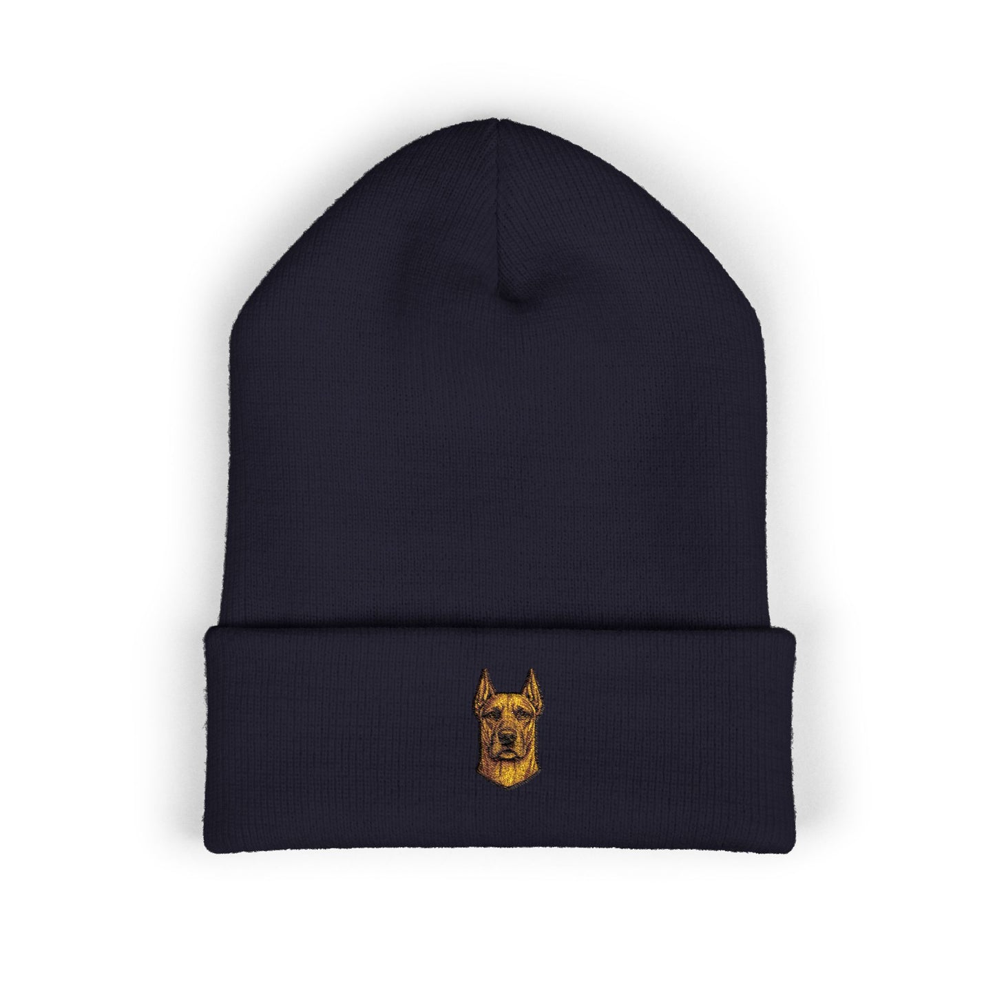 Great Dane  Embroidery Beanie | Cuffed Knit Hat