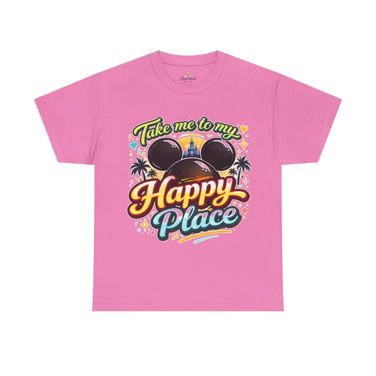 Take Me To My Happy Place T-Shirt | Mouse Ears Castle Vacation Tee