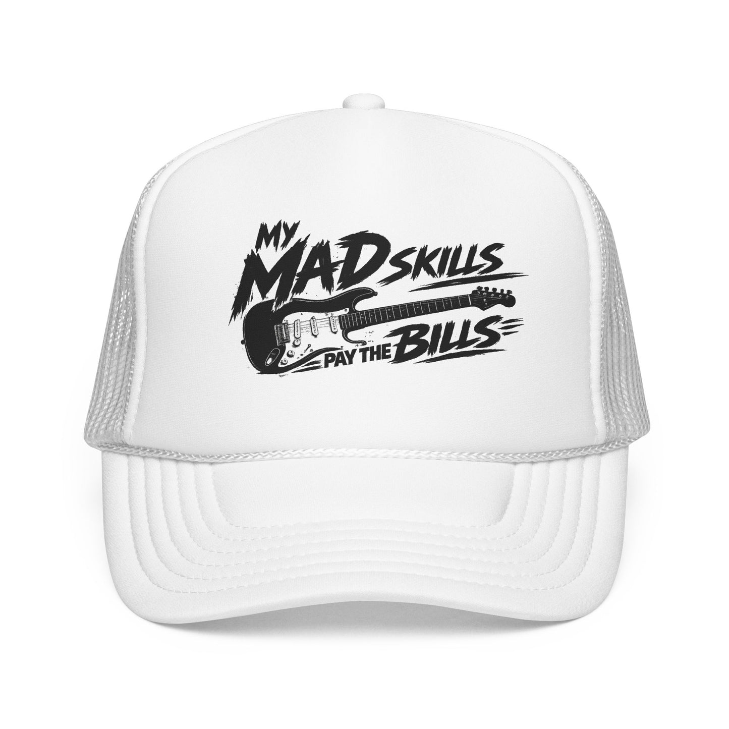 My Mad Skills Guitar Trucker Hat | Musician Rock Cap