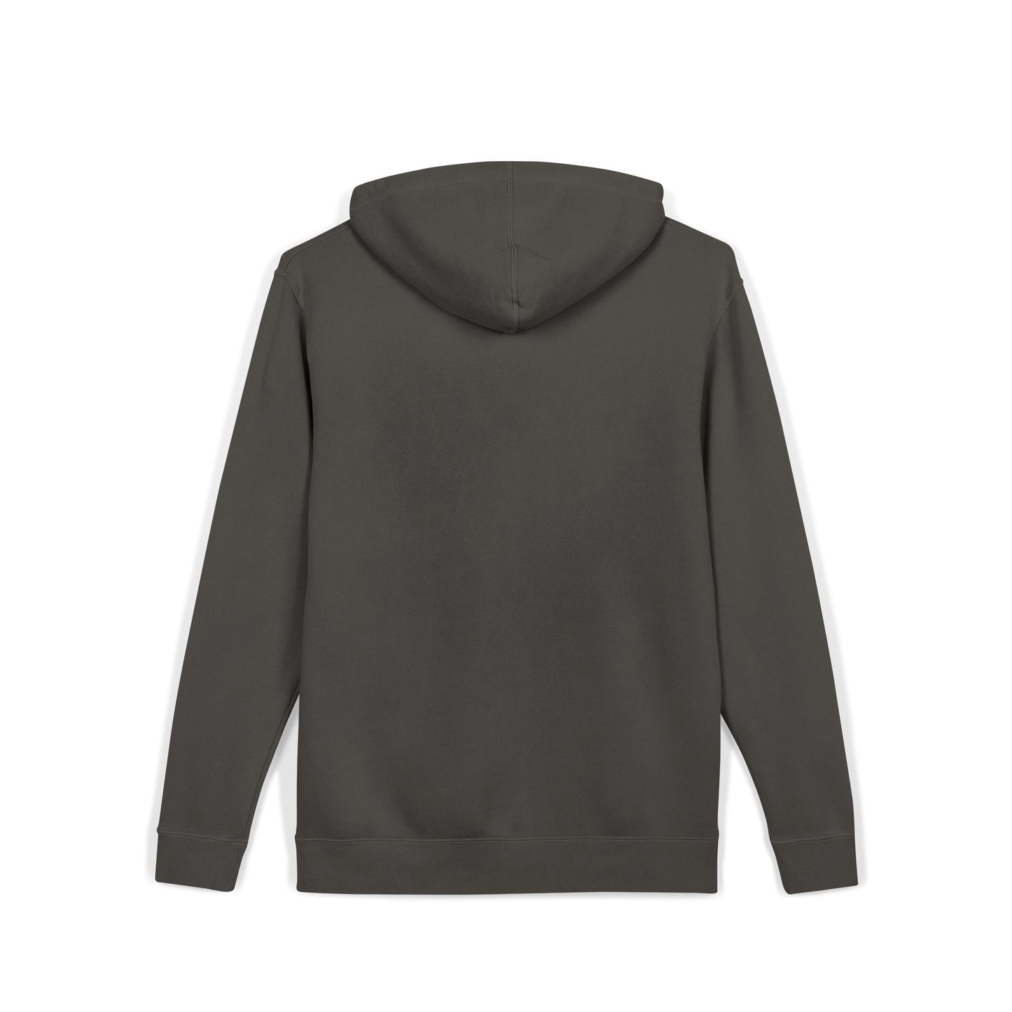 Embroidered Flag Patch Hoodie — Pigment-Dyed Casual Pullover