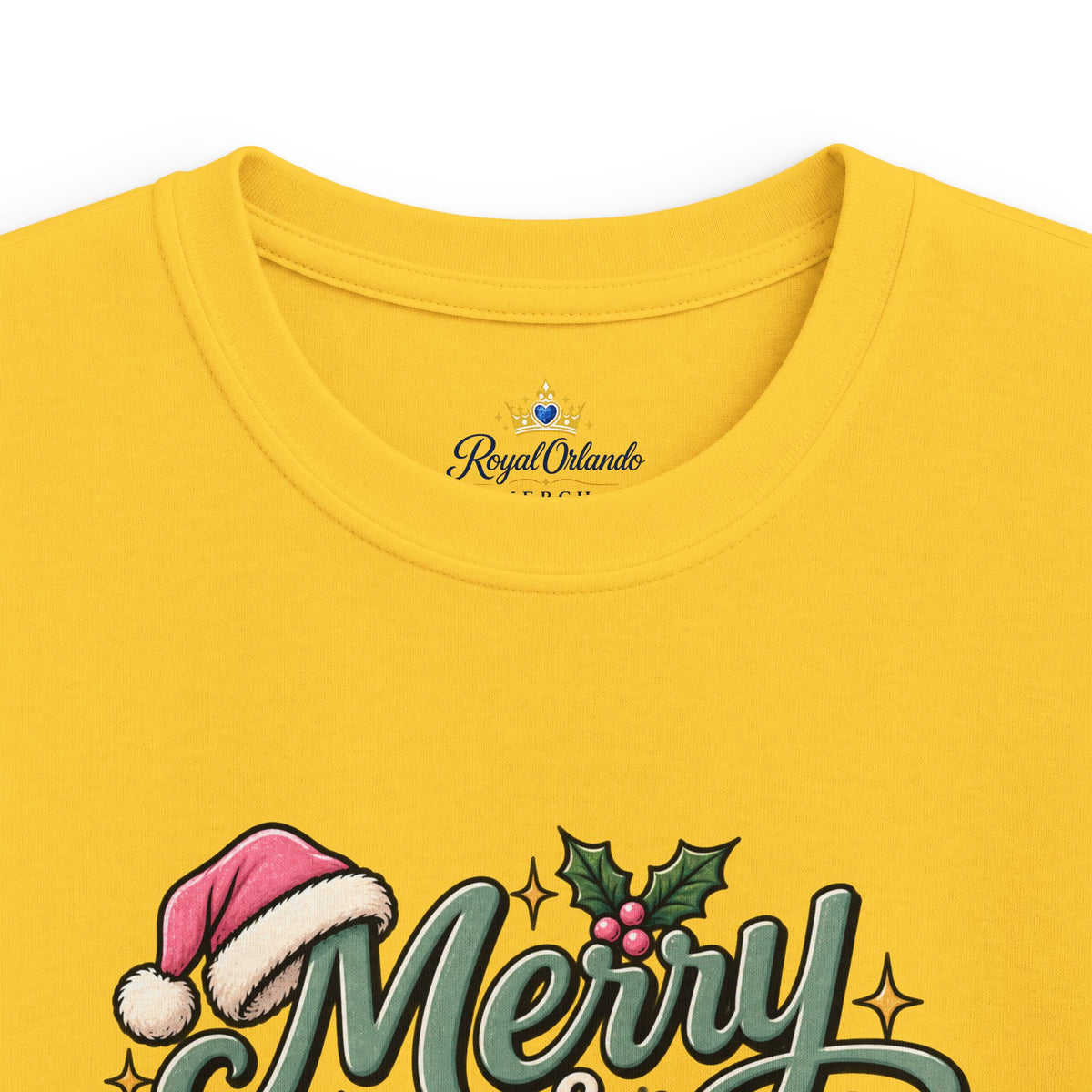 Kids Tee — "Merry & Slightly Matching" Cute Holiday Family Shirt