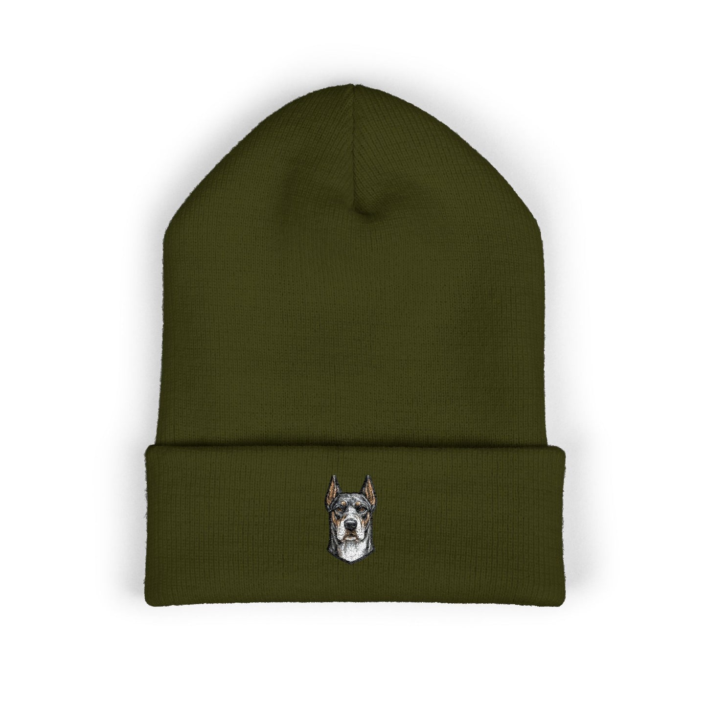 Great Dane Embroidered Beanie | Cuffed Knit Hat