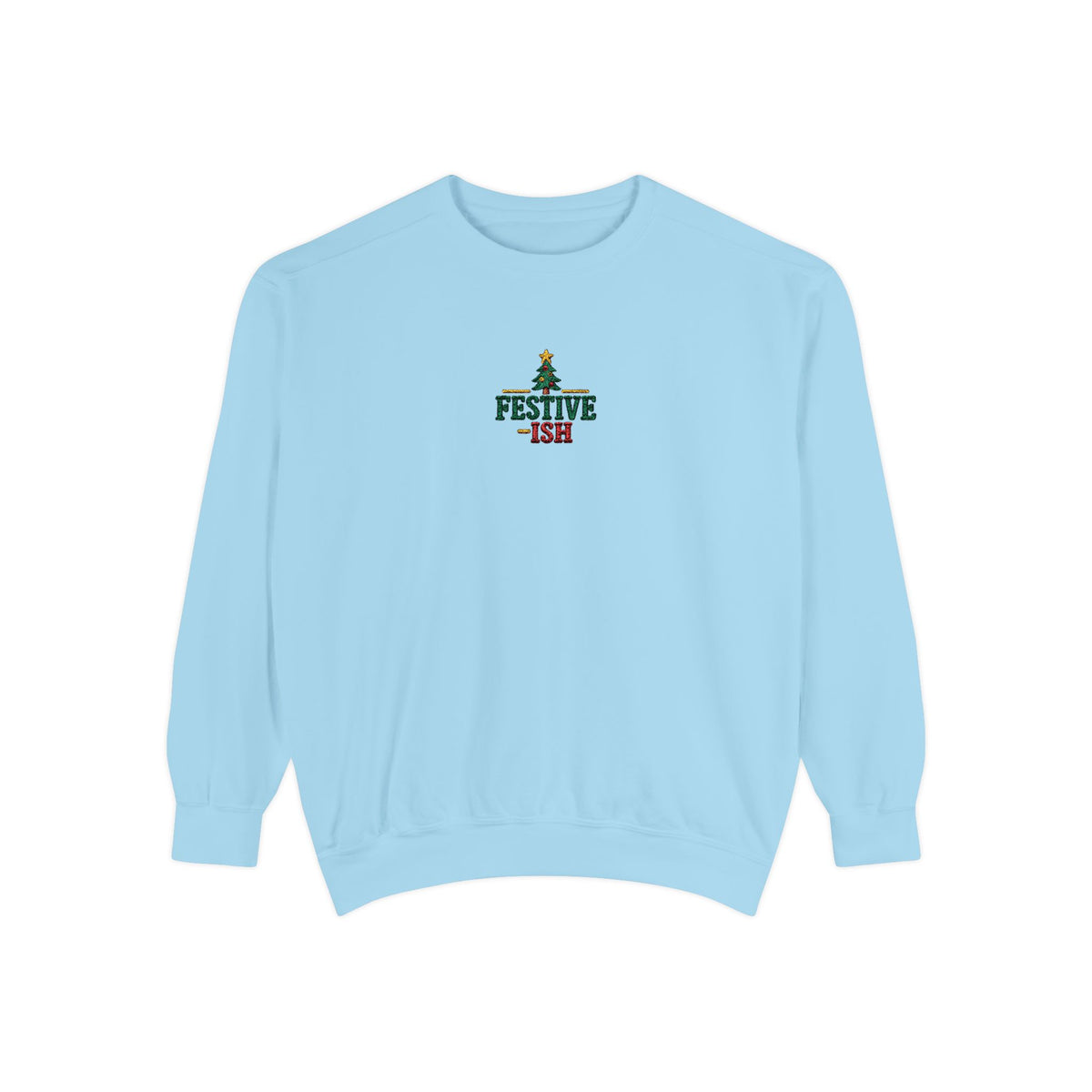Holiday Sweatshirt — Festiv-ish Christmas Tree Crewneck