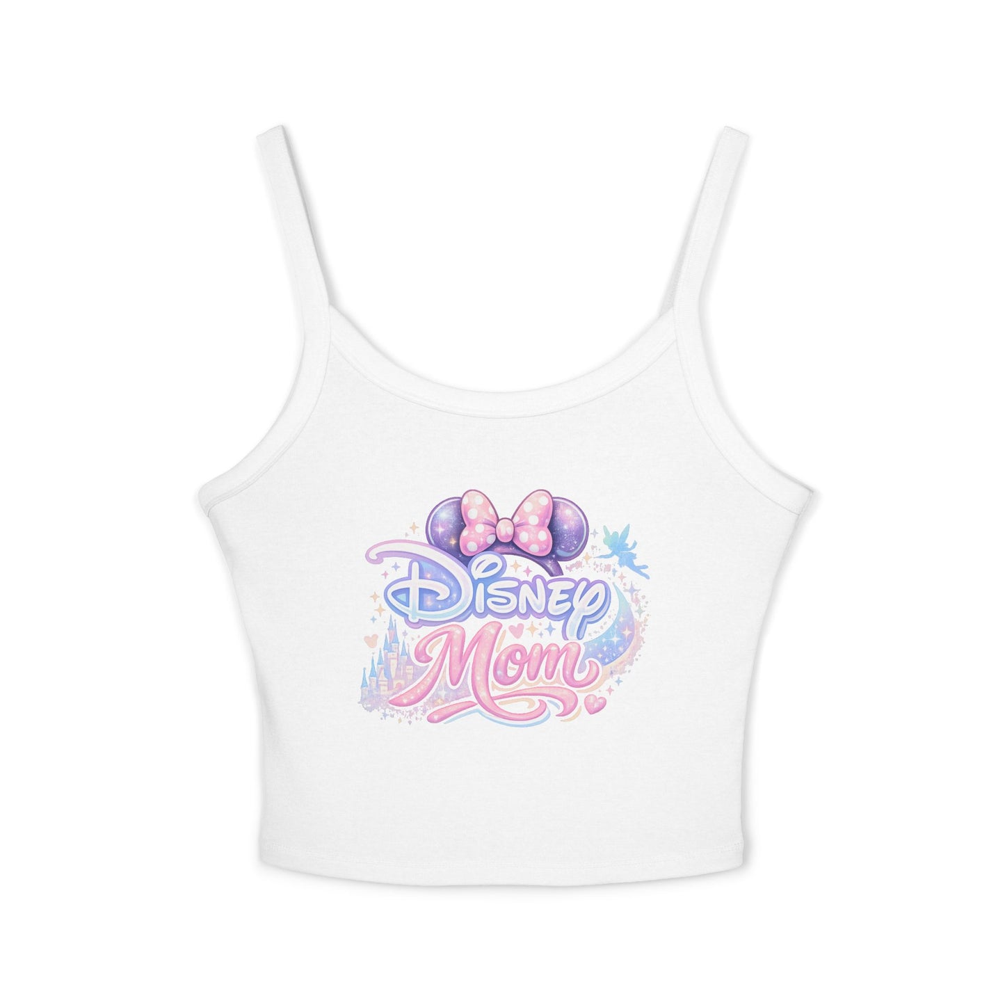 Theme Park Mom tank top | Mouse ears pastel logo