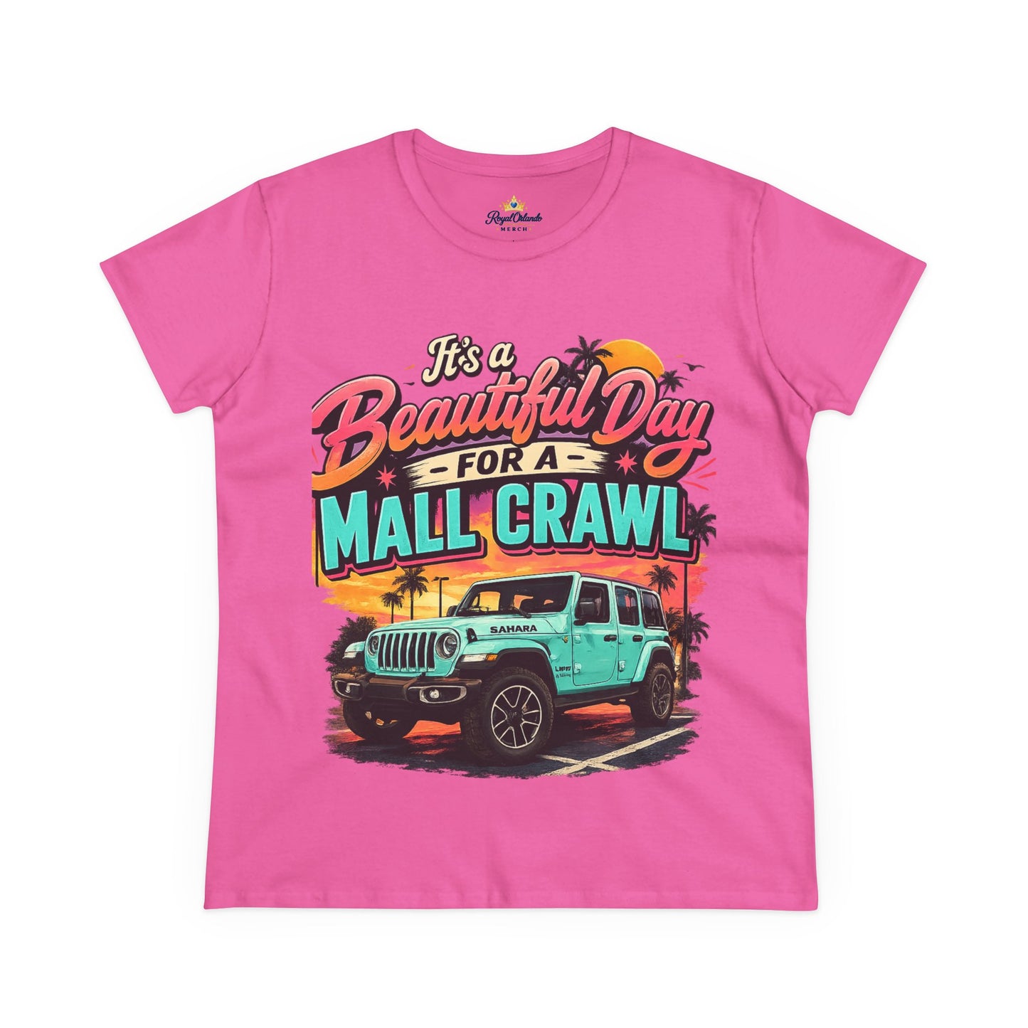 Women's Mall Crawl T‑Shirt — "It's a Beautiful Day for a Mall Crawl" Graphic Tee