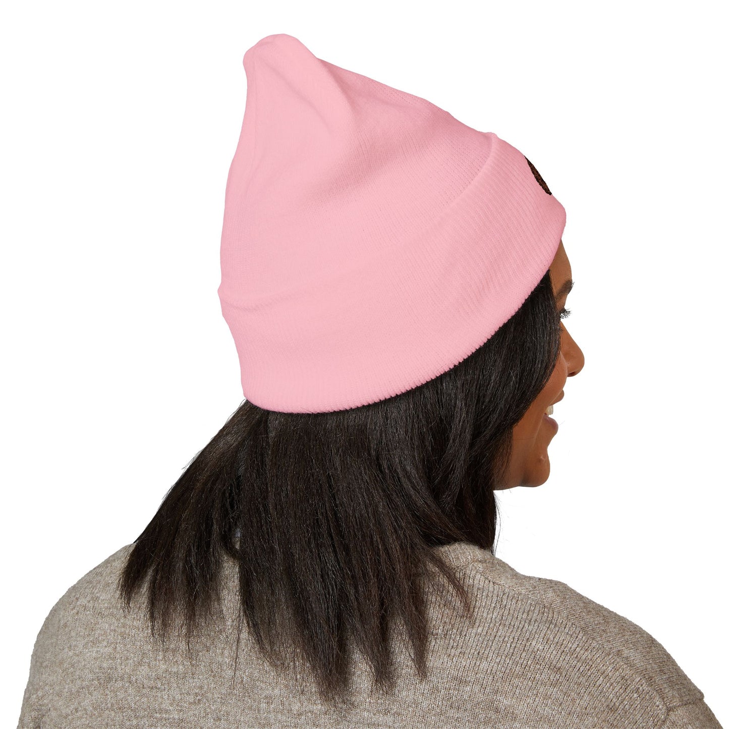 Cavapoo Dog Embroidered Beanie | Cuffed Knit Hat