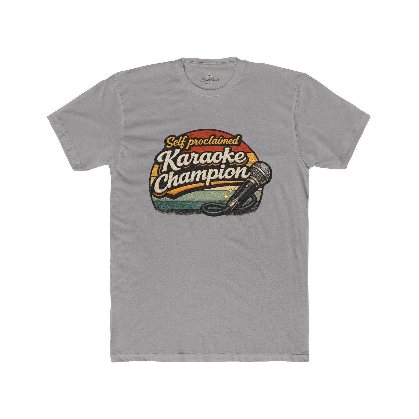 Self Proclaimed Karaoke Champion T-Shirt | Microphone Retro Design