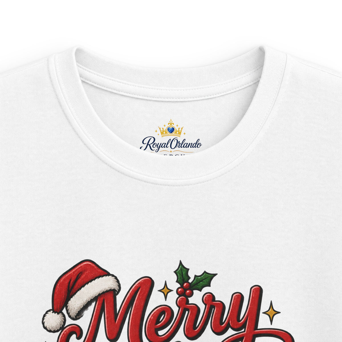 Kids T-Shirt — "Merry & Slightly Matching" Christmas Holiday Tee friends or family matching pajama shirt