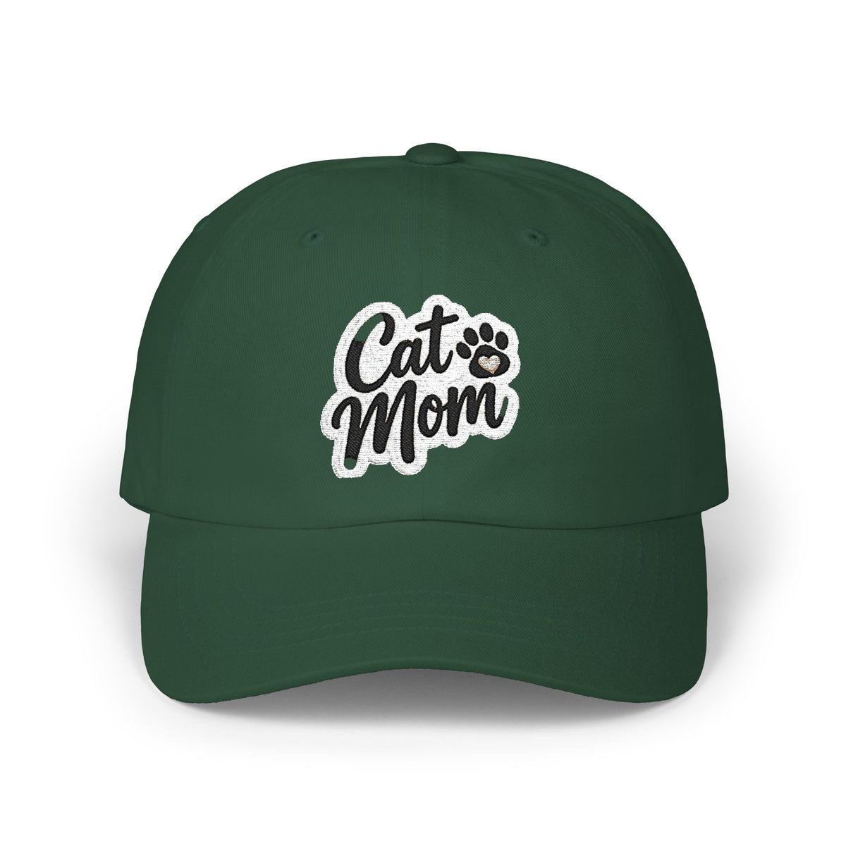 Cat Mom embroidered Classic Dad Cap