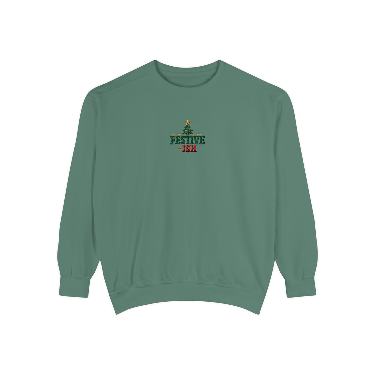 Holiday Sweatshirt — Festiv-ish Christmas Tree Crewneck