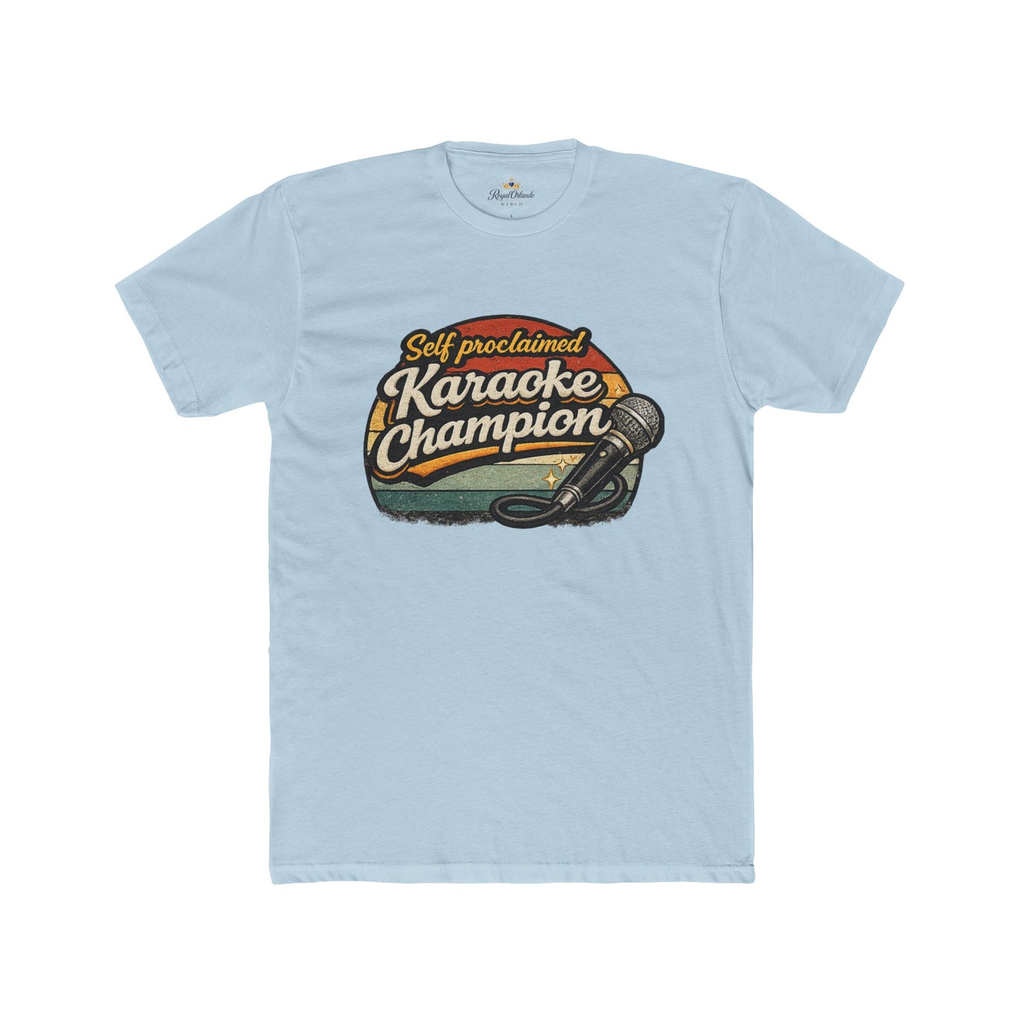 Self Proclaimed Karaoke Champion T-Shirt | Microphone Retro Design