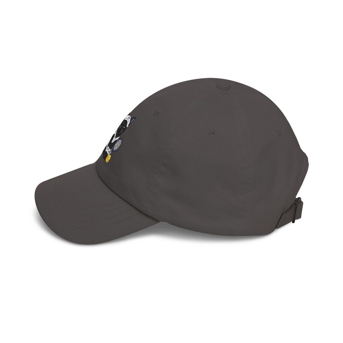 Black Cat Pickle Ball Embroidery Classic Dad Cap