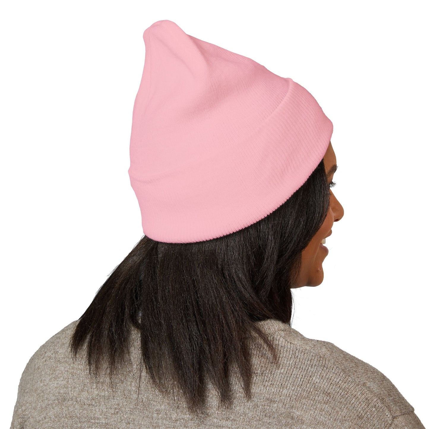 French Bulldog Embroidered Beanie | Cuffed Knit Hat