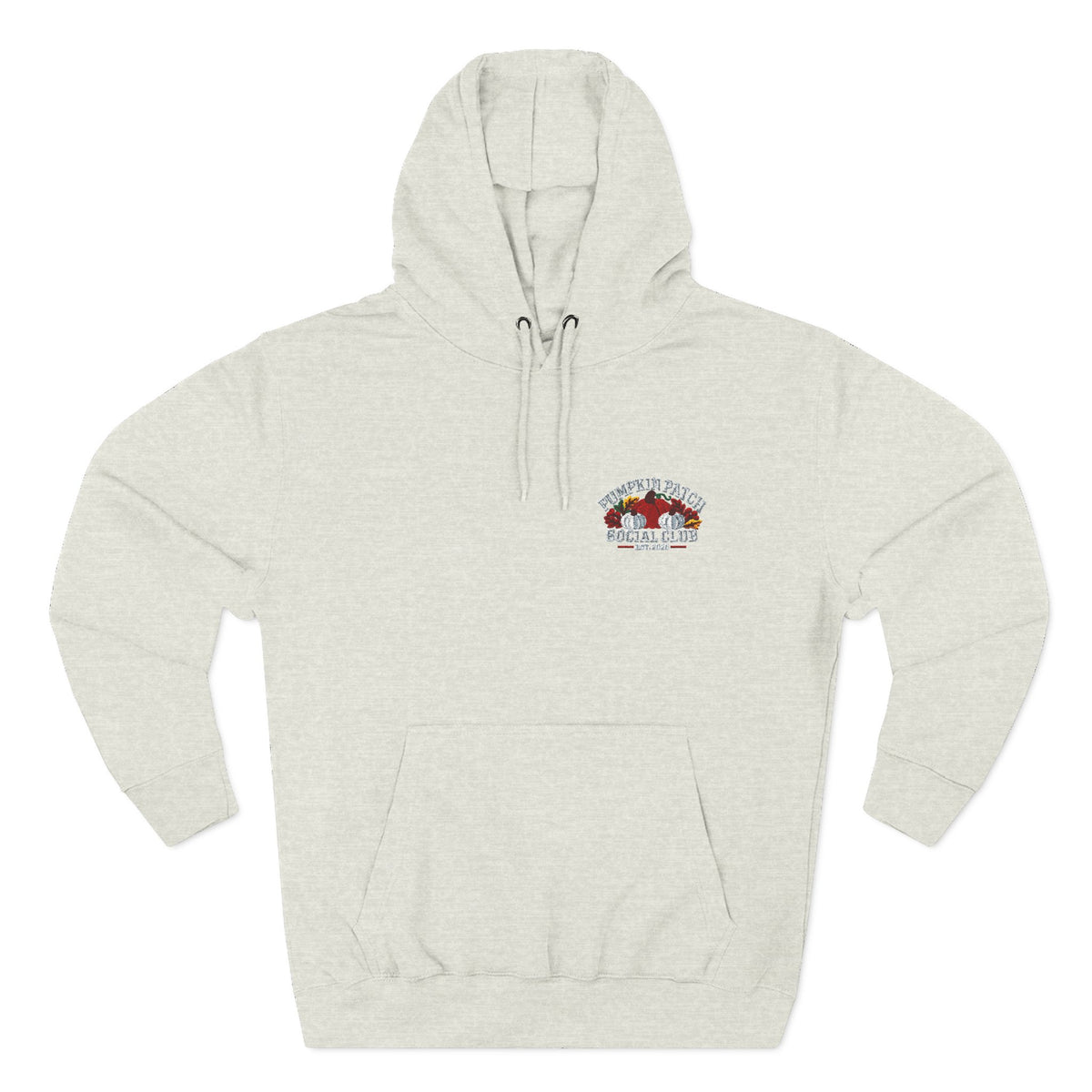 Pumpkin Patch Social Club 2026 Embroidered Three-Panel Fleece Hoodie