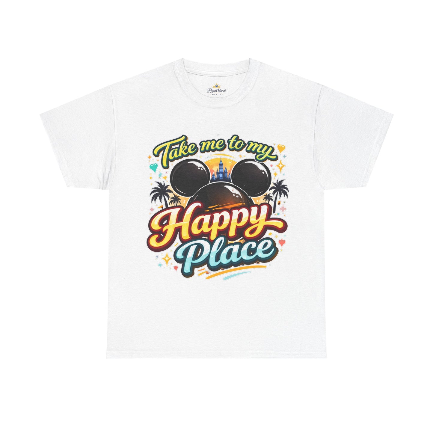Take Me To My Happy Place T-Shirt | Mouse Ears Castle Vacation Tee
