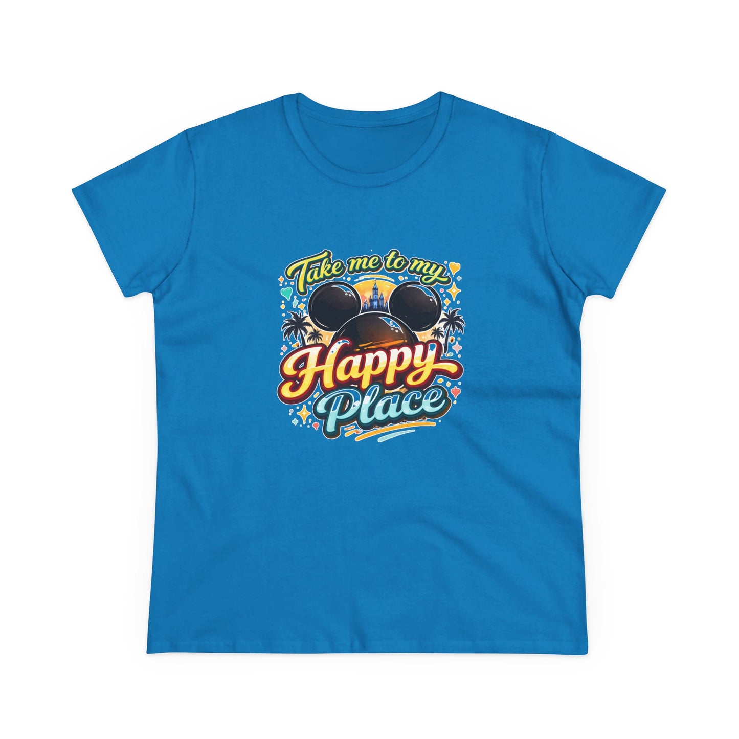 Take Me to My Happy Place Mickey Ears Tee | Disney Vacation Shirt
