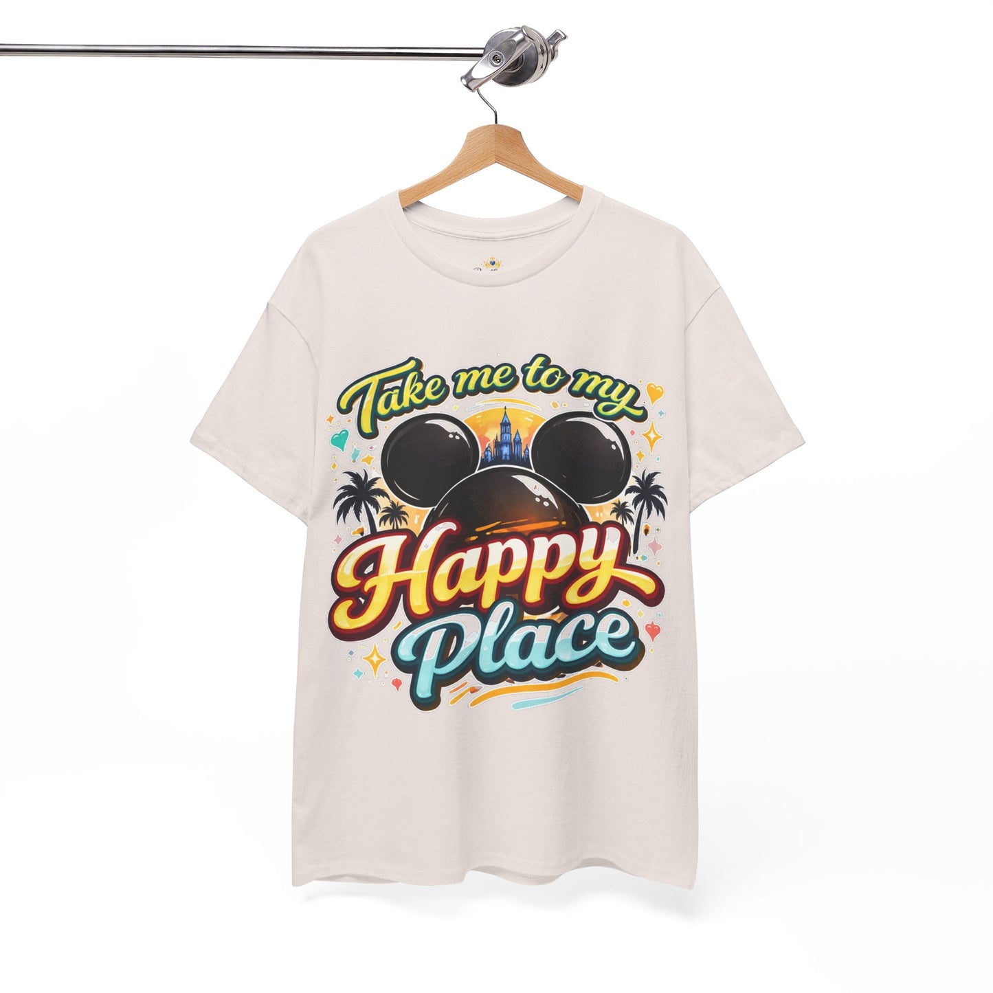 Take Me To My Happy Place T-Shirt | Mouse Ears Castle Vacation Tee