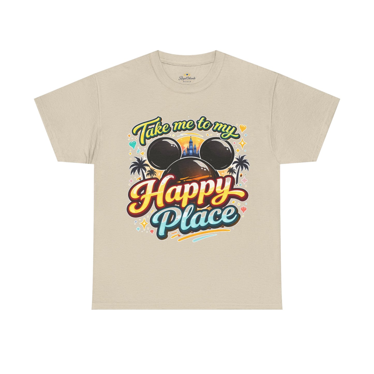 Take Me To My Happy Place T-Shirt | Mouse Ears Castle Vacation Tee