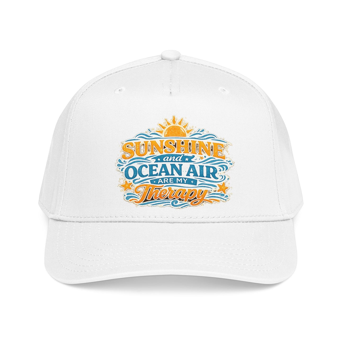 Mid Profile Baseball Cap Sunshine and Ocean air are my therapy