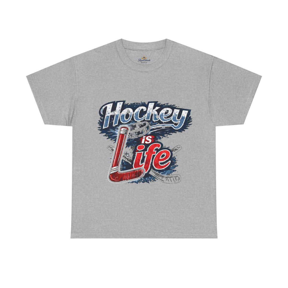 Hockey Is Life T-Shirt | Hockey Stick Graphic Tee, Sports Fan Shirt