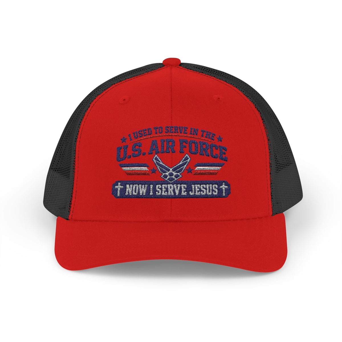 US AIR Force- Jesus embroidered ball cap