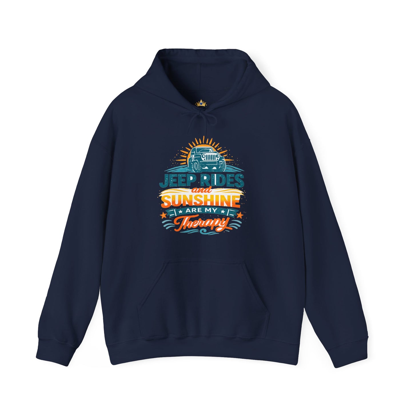 Beach Rides and Sunshine Hoodie | Retro Off-Road Therapy Design