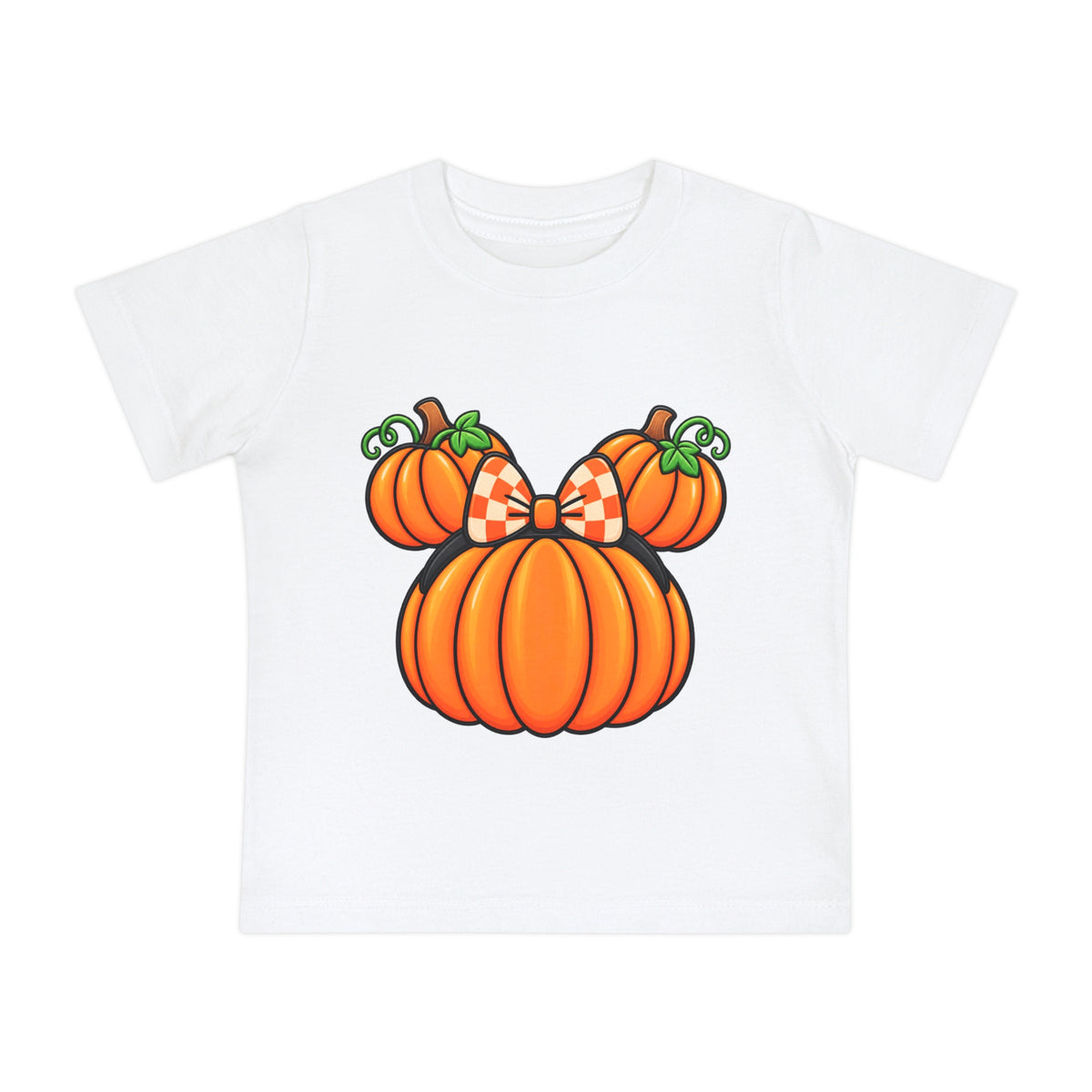 Fall Pumpkin Baby Short Sleeve Autumn T-Shirt