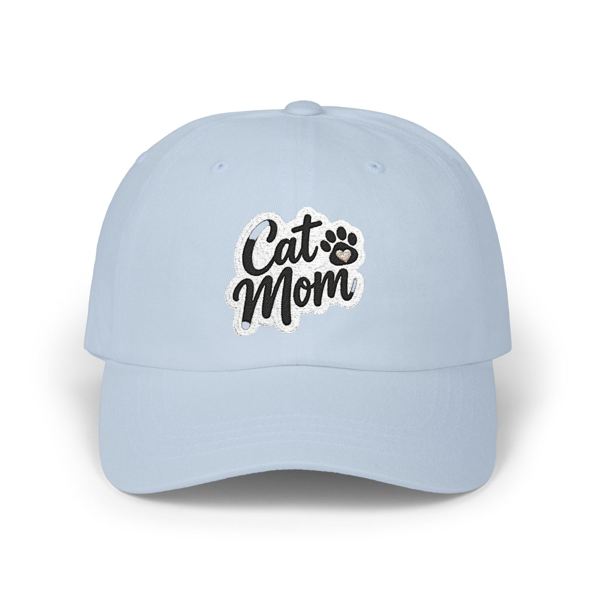 Cat Mom embroidered Classic Dad Cap