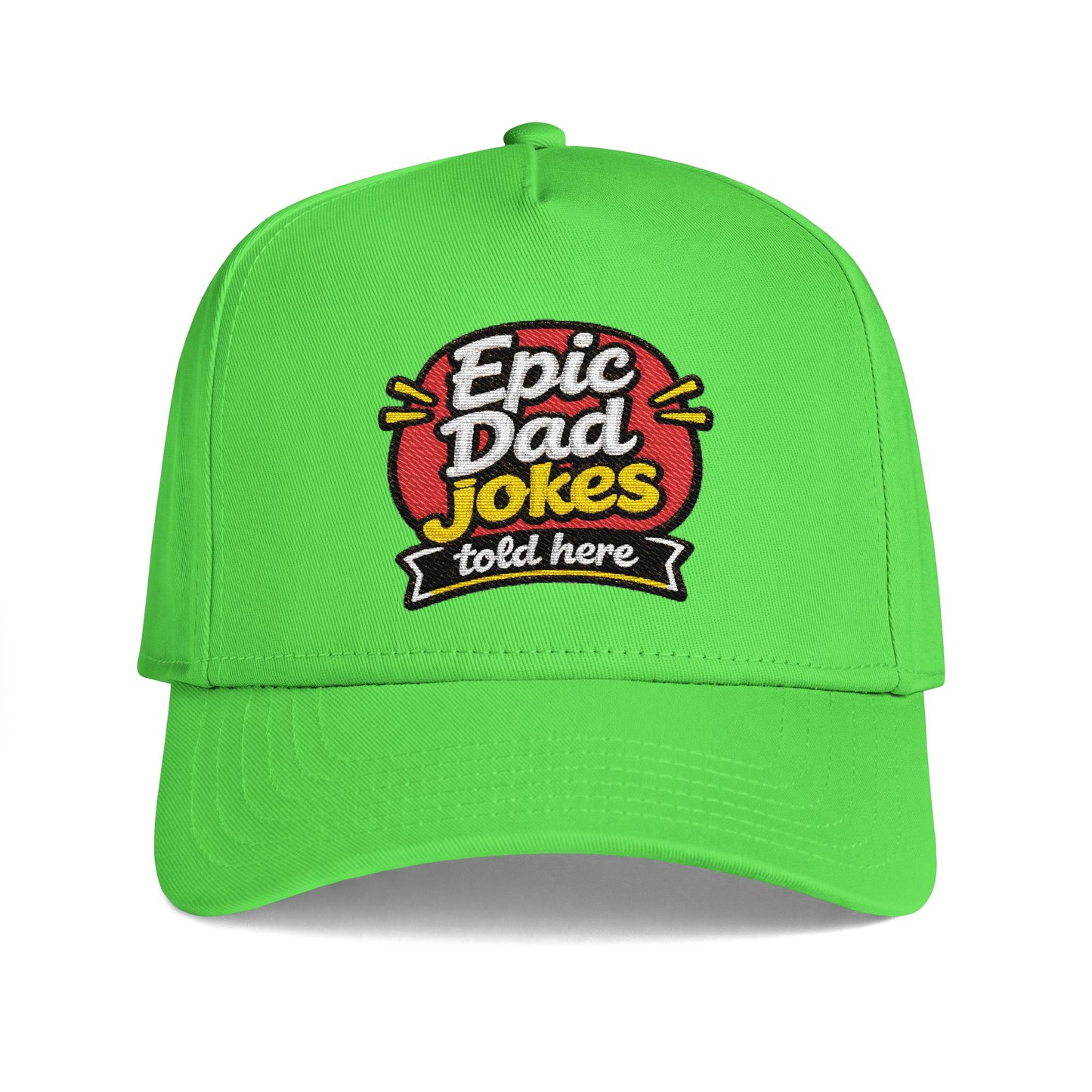 Epic Dad Jokes told here Cap | Embroidered Baseball Hat