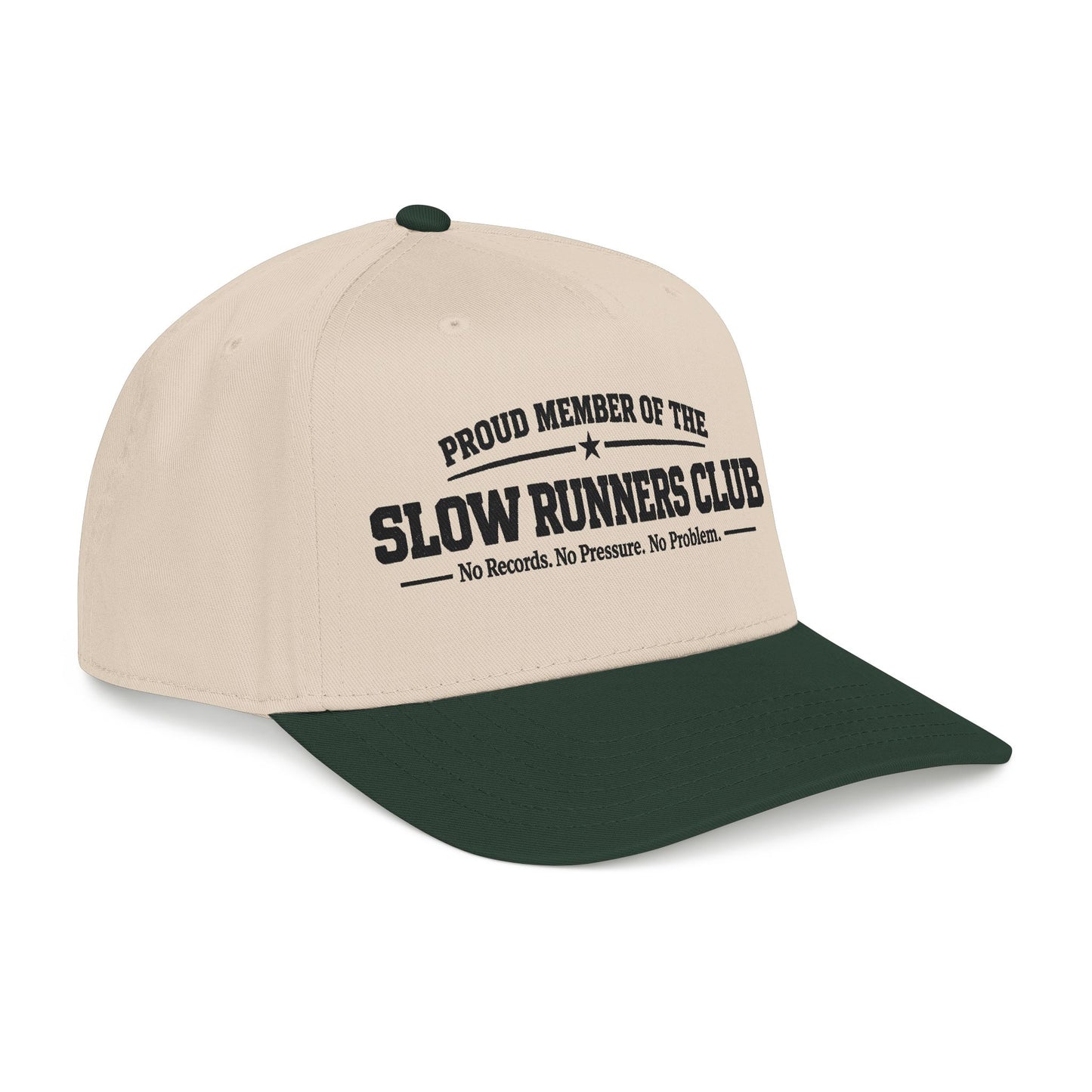 Mid Profile Baseball Cap Slow Runners Club humor
